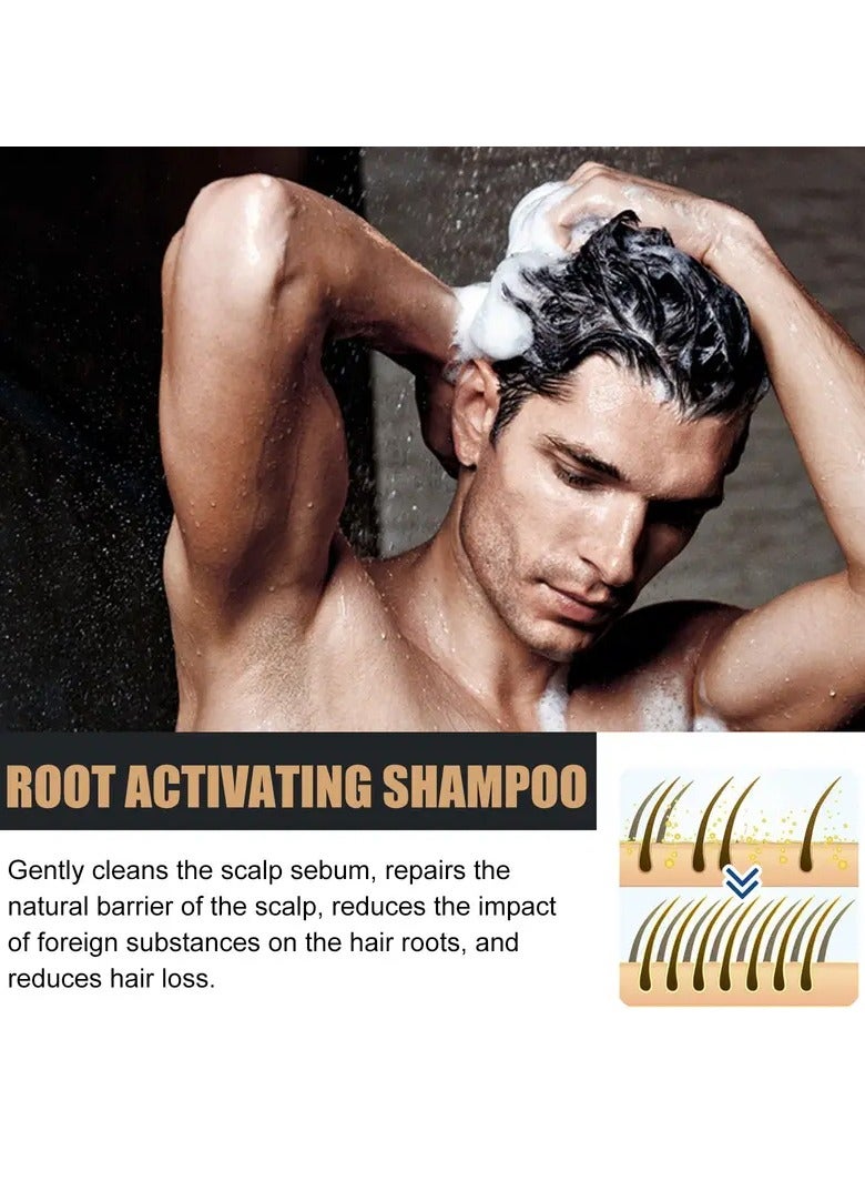 EELHOE Hair Shampoo, Enhances Thick And Fluffy Hair, Smoothes And Strengthens Hair Care Shampoo - Image 4