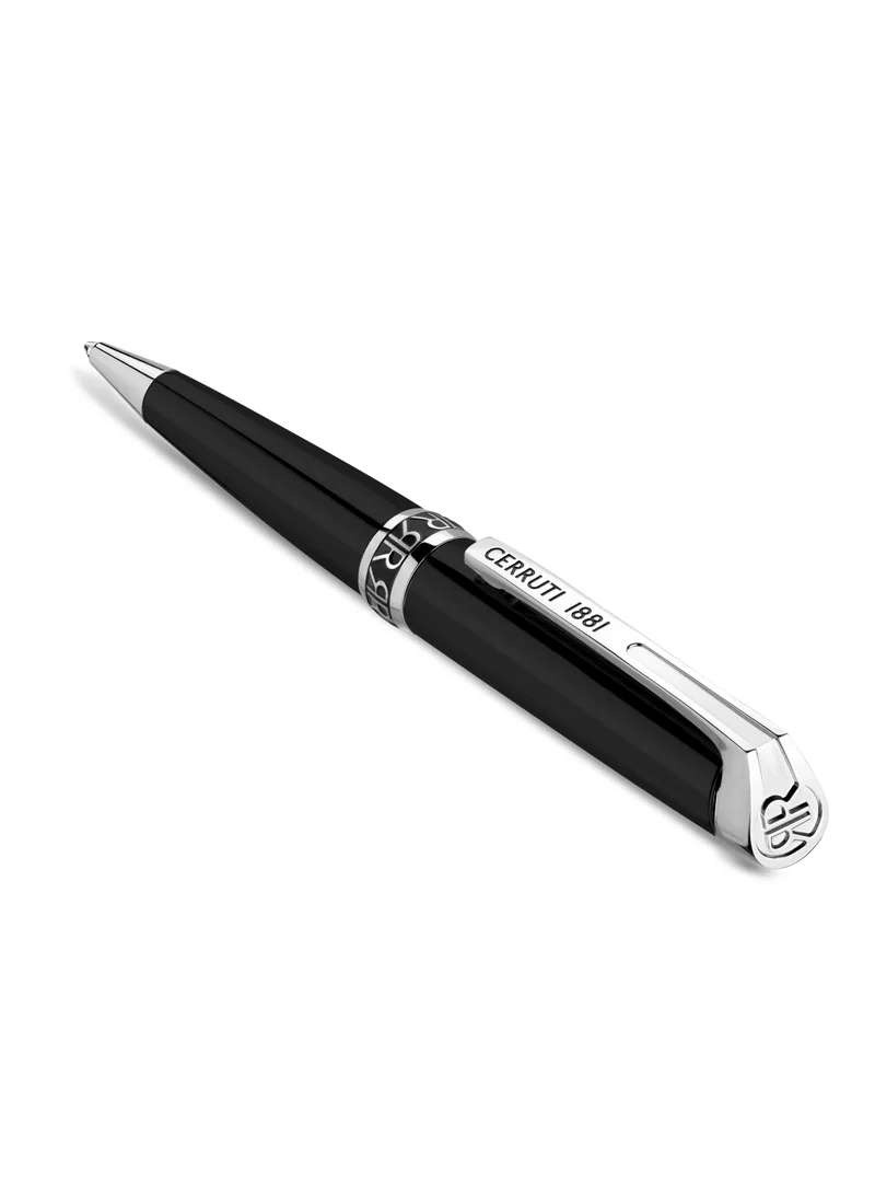 CERRUTI 1881 Luciano Black Writing Instrument for Men with Blue Ink and Firm Grip - C CRP NFW240201A -R