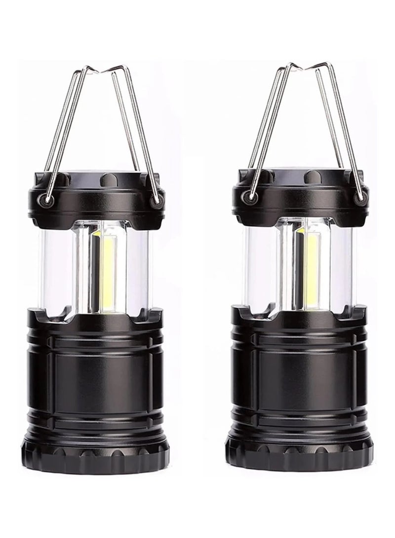 Chain Portable Foldable Camping Lantern, Battery Operated and Waterproof, 2 Pieces - Image 1
