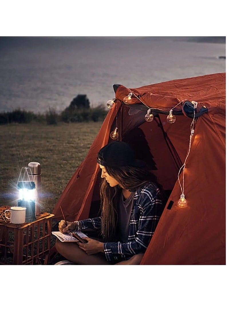 Chain Portable Foldable Camping Lantern, Battery Operated and Waterproof, 2 Pieces - Image 3