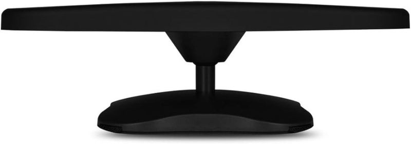 lionelo Sett Baby Car Mirror, Black Carbon, Rear-Facing Child Seat Viewing Mirror, 24.8 x 17.5 cm, 360° Adjustable, Shatterproof ABS/Acrylic Glass, Headrest Mount - Image 5