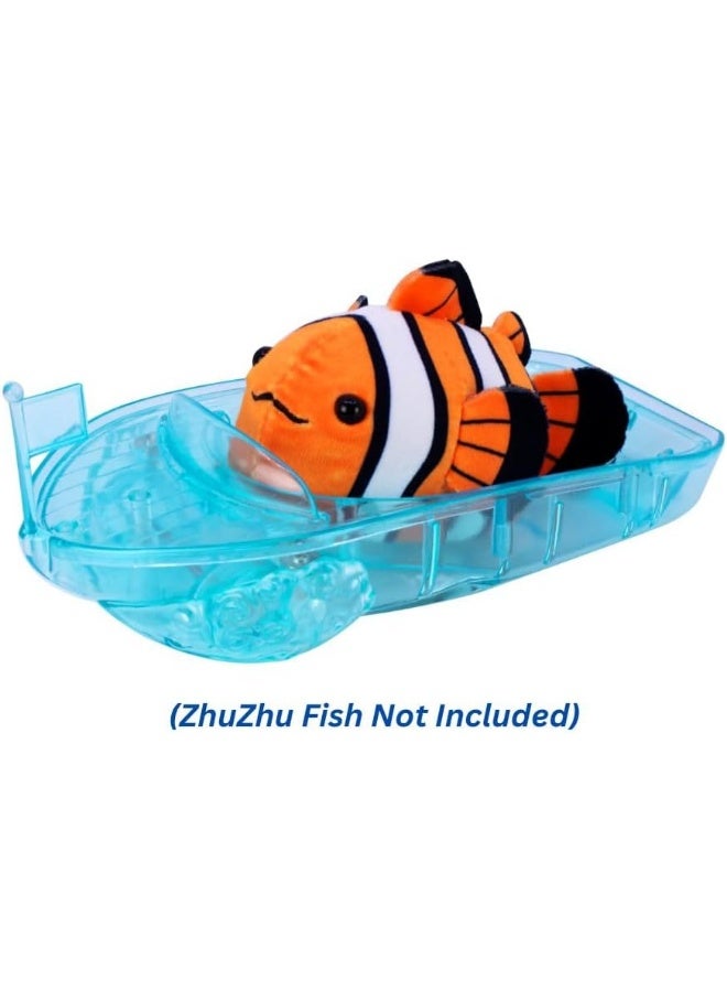 Zhu Zhu Pets Speedboat and aquarium base - Image 1