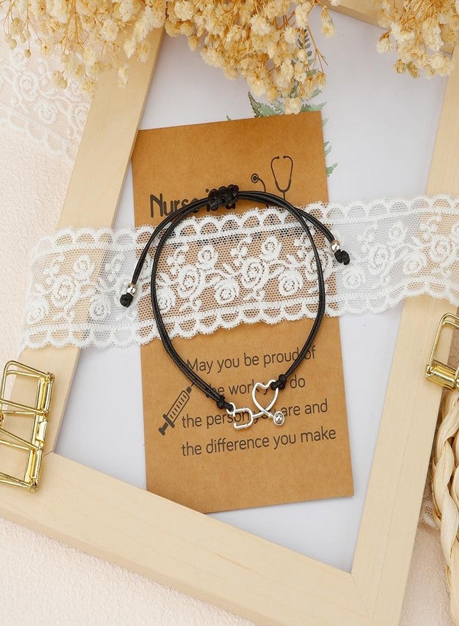 Dayofun Nurse Gifts for Women - Nurse Appreciation Gifts for Nurses Week Gift Christmas Cool Graduation Retirement Valentines Presents for Practitioner Nurses Day Gift Ideas Bracelet,Stocking Stuffers - Image 4