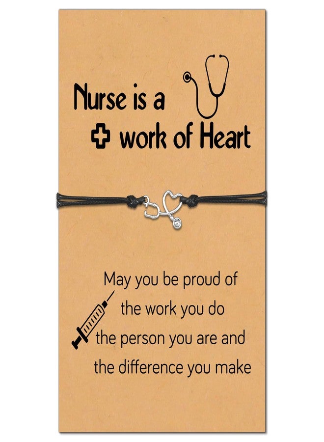 Dayofun Nurse Gifts for Women - Nurse Appreciation Gifts for Nurses Week Gift Christmas Cool Graduation Retirement Valentines Presents for Practitioner Nurses Day Gift Ideas Bracelet,Stocking Stuffers - Image 1