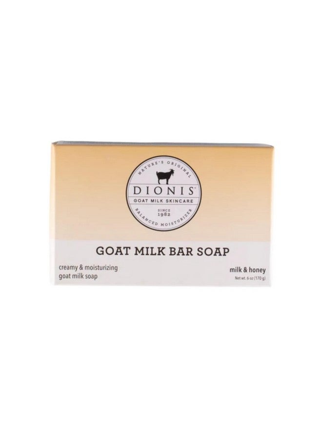 ديونيس صابون ديونيس للعناية بالبشرة بحليب الماعز 6 أونصة برائحة الحليب والعسل لليدين والجسم - يرطب ويستعيد نضارة البشرة، مناسب لجميع أنواع البشرة، غير دهني، لا يترك أي بقايا - خالٍ من القسوة، صنع في الولايات المتحدة الأمريكية - تركيبة خالية من البارابين - Image 1