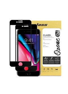 Tempered Glass Screen Protector for iPhone 6 Plus 9H Hardness Full HD Coverage Touch Sensitive Screen Guard (Pack of 2)