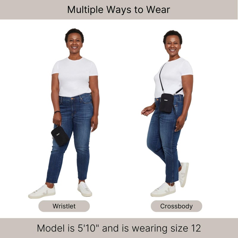 Baggallini Womens - Small Travel Bag With Blocking Sleeves Water-resistant Lightweight Mini Purse Take Two RFID Bryant Crossbody, Stone - Image 5