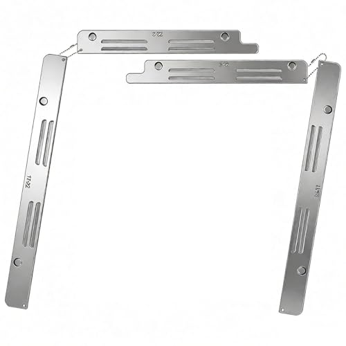 Demao Magnetic Wind Guard for Blackstone 22 Inch Griddle, Stainless Steel Wind Screens for Blackstone Grill, Grill Accessories Compatible with Rear Grease Cup Hood, Heat Shield for Side Shelf - Image 1