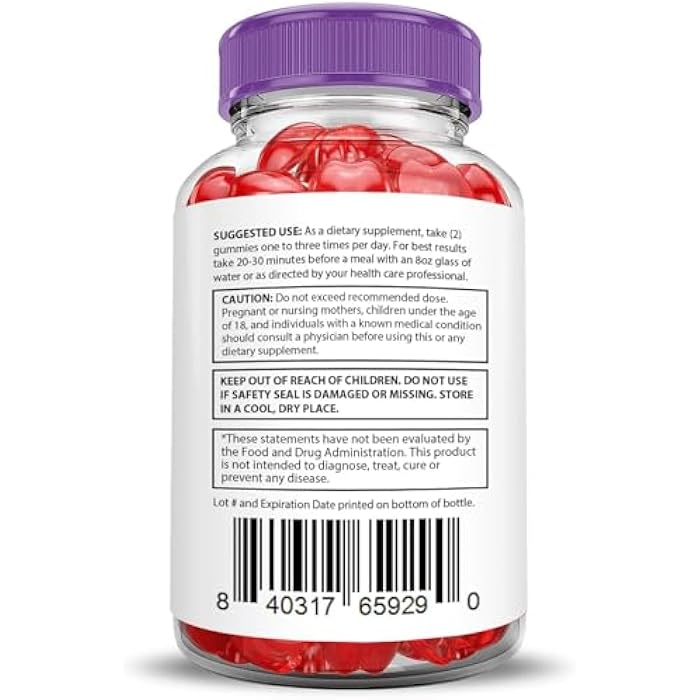 Justified Laboratories Pure Slim Keto ACV Gummies Advanced Formula 1000MG PureSlim Keto Gummies Apple Cider Vinegar Formulated with Pomegranate Beet Juice Powder B12 Vegan Non GMO 60 Gummys - Image 5