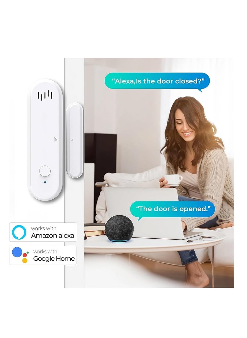 SYOSI - Smart Home Security System, Window Alarm Sensors, Door Alarms for Kids Safety, Freezer Refrigerator Door Alarm System, Apartment Security System, WiFi Freezer Alarm, Motion Door Chime Sensor - Image 1