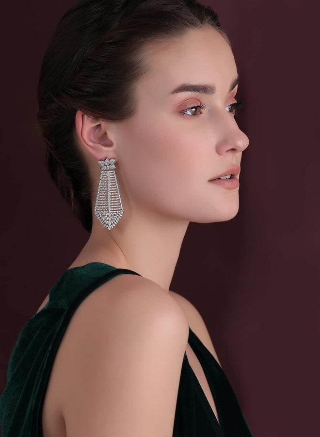 Shaze Pyramid Earrings - Image 2