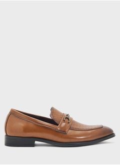 Robert Wood Texture Detail Classic Formal Slip Ons  - Image 1