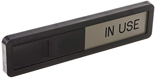 Headline Sign - Slider Sign, "IN USE/VACANT", Slide to Change, For Use on Conference Room Doors, 2.5 x 10.5 Inches, Made in USA (1519) - Image 2