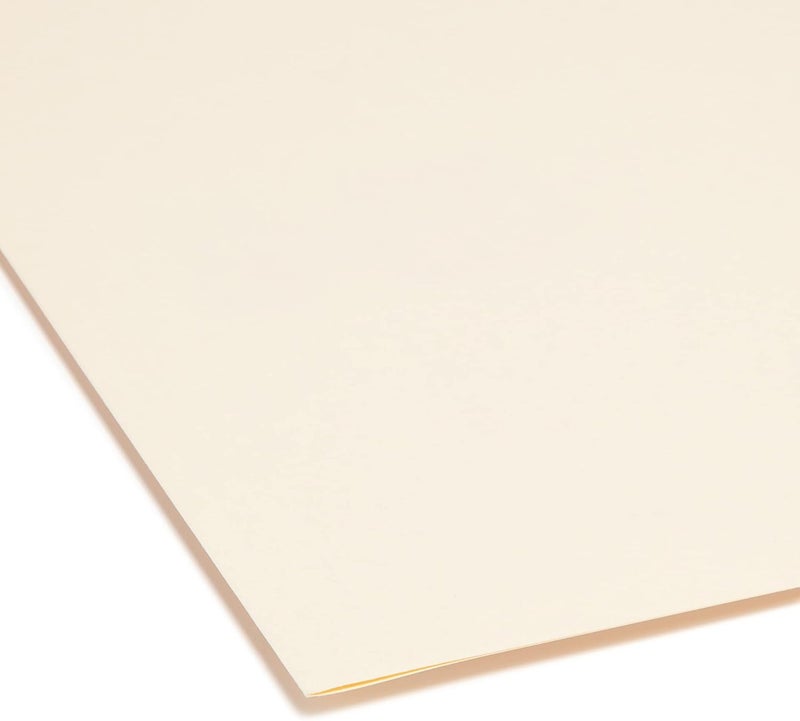 Smead Reinforced File Folders with 1/3-Cut Tab, Left Position, Letter Size, Manila - 100 Count - Image 4