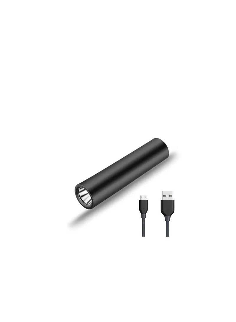 Generic Ultra Bright Led Flashlight USB Direct Charging  Five Modes Battery Outdoor Camping Powerful Camping Light  - Image 1