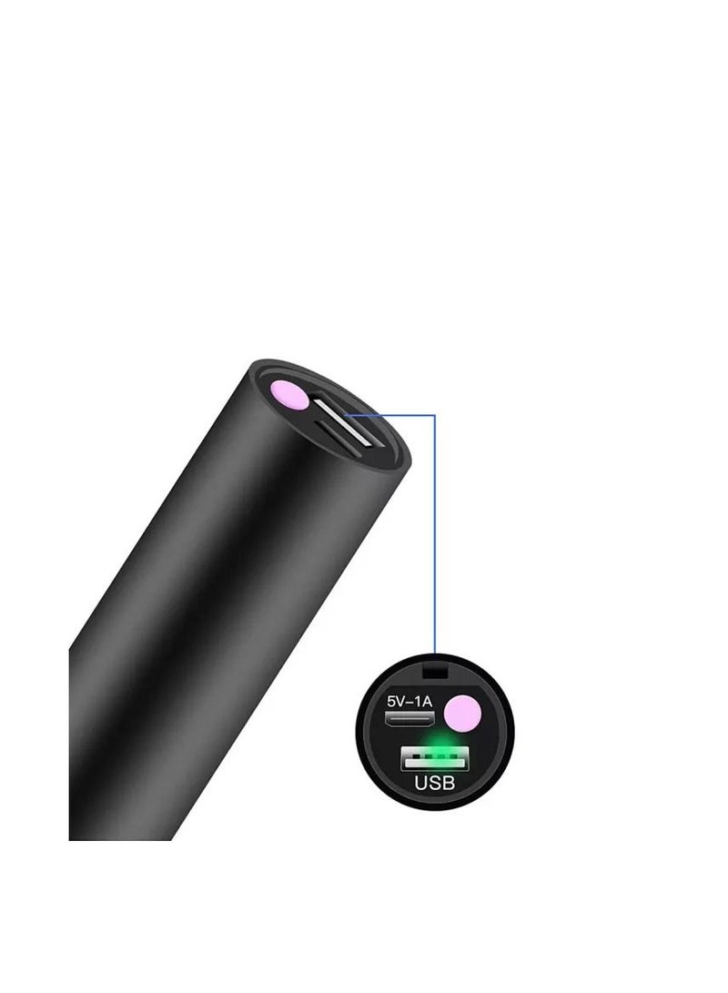 Generic Ultra Bright Led Flashlight USB Direct Charging  Five Modes Battery Outdoor Camping Powerful Camping Light  - Image 2