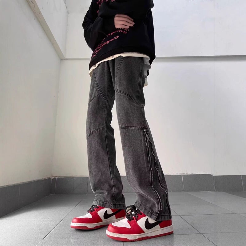 Unisex Casual Daily Denim Jeans - Image 2