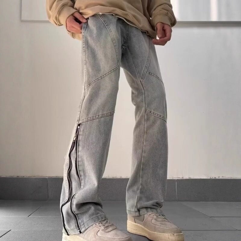 Unisex Casual Daily Denim Jeans - Image 3
