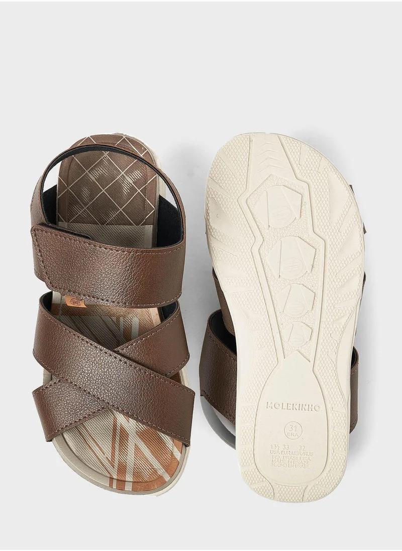 MOLEKINHO Kids Aurori Velcro Sandal