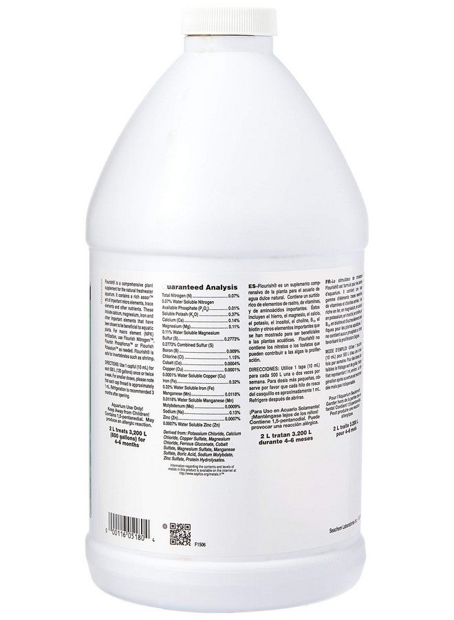 Seachem Flourish Freshwater Plant Supplement - Aquarium Element and Nutrient Blend 2L / 67.6 oz - Image 2