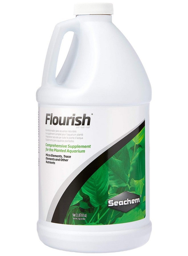 Seachem Flourish Freshwater Plant Supplement - Aquarium Element and Nutrient Blend 2L / 67.6 oz - Image 1