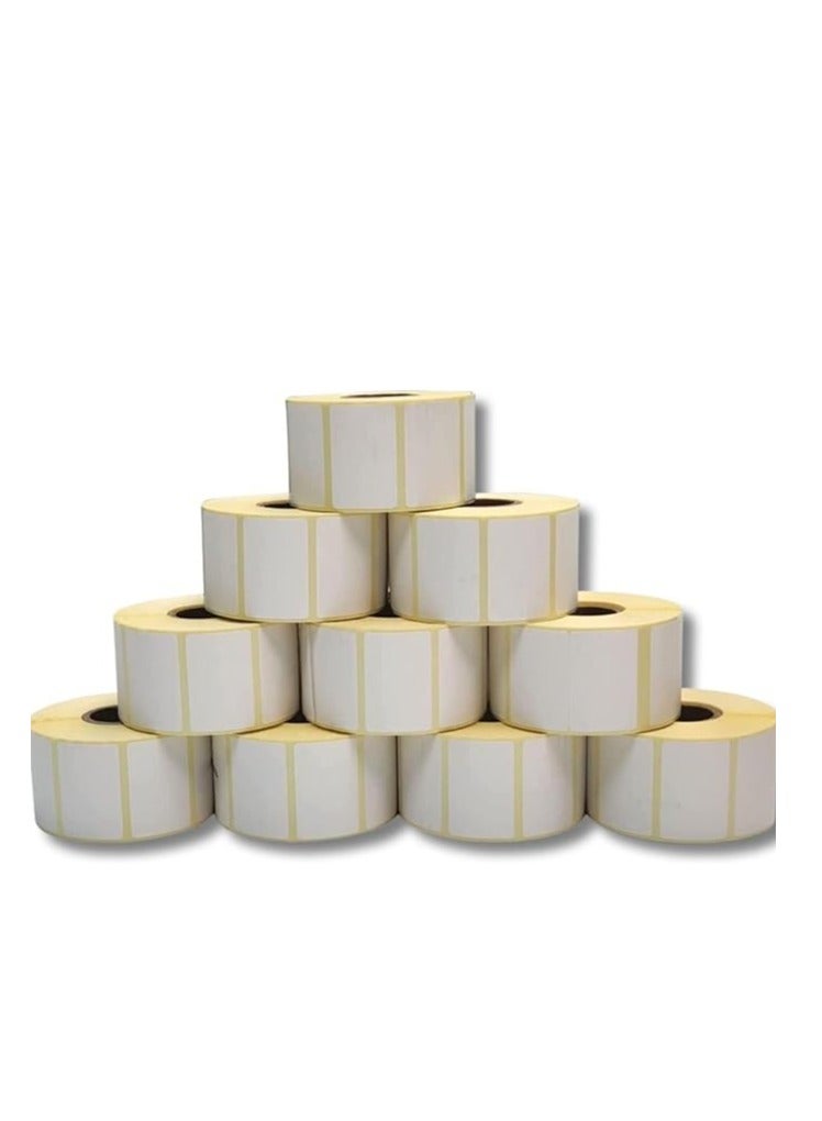 Terabyte Direct Thermal Barcode Label Sticker POS 38mm x 40mm  1000 Labels per  10 Rolls - Image 2