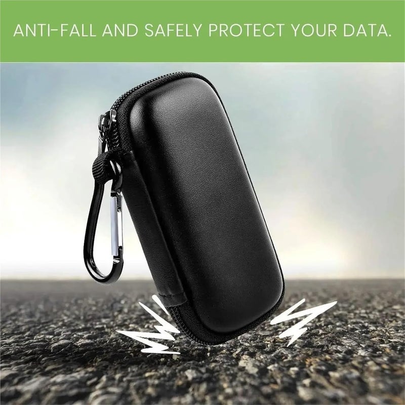 3pcs USB Flash Drives Case Compatible with SanDisk/Samsung/PNY Drive, Memory Stick Thumb Data Storage Bag Black - Image 5