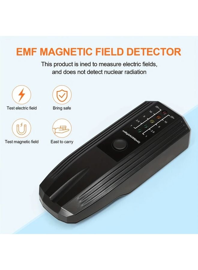 عداد قياس المجالات الكهرومغناطيسية الأحمر - كاشف المجال الكهرومغناطيسي المحمول - مقياس غاوس لصيد الأشباح - Image 2