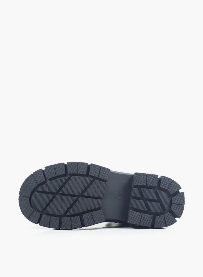 Gap BLACK Girls Aspen Block Heel Ankle Boots for Women | Best Price UAE