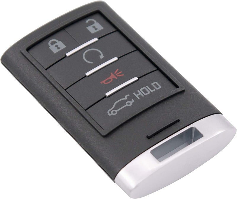 Keyless2Go Replacement 5 Button Proximity Smart Key for Cadillac NBG009768T 22856930 - Image 2