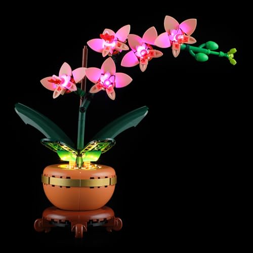 YEABRICKS LED Light for 10343 The Botanical Collection Mini Orchid Building Blocks Model Building Set NOT Included - Image 1