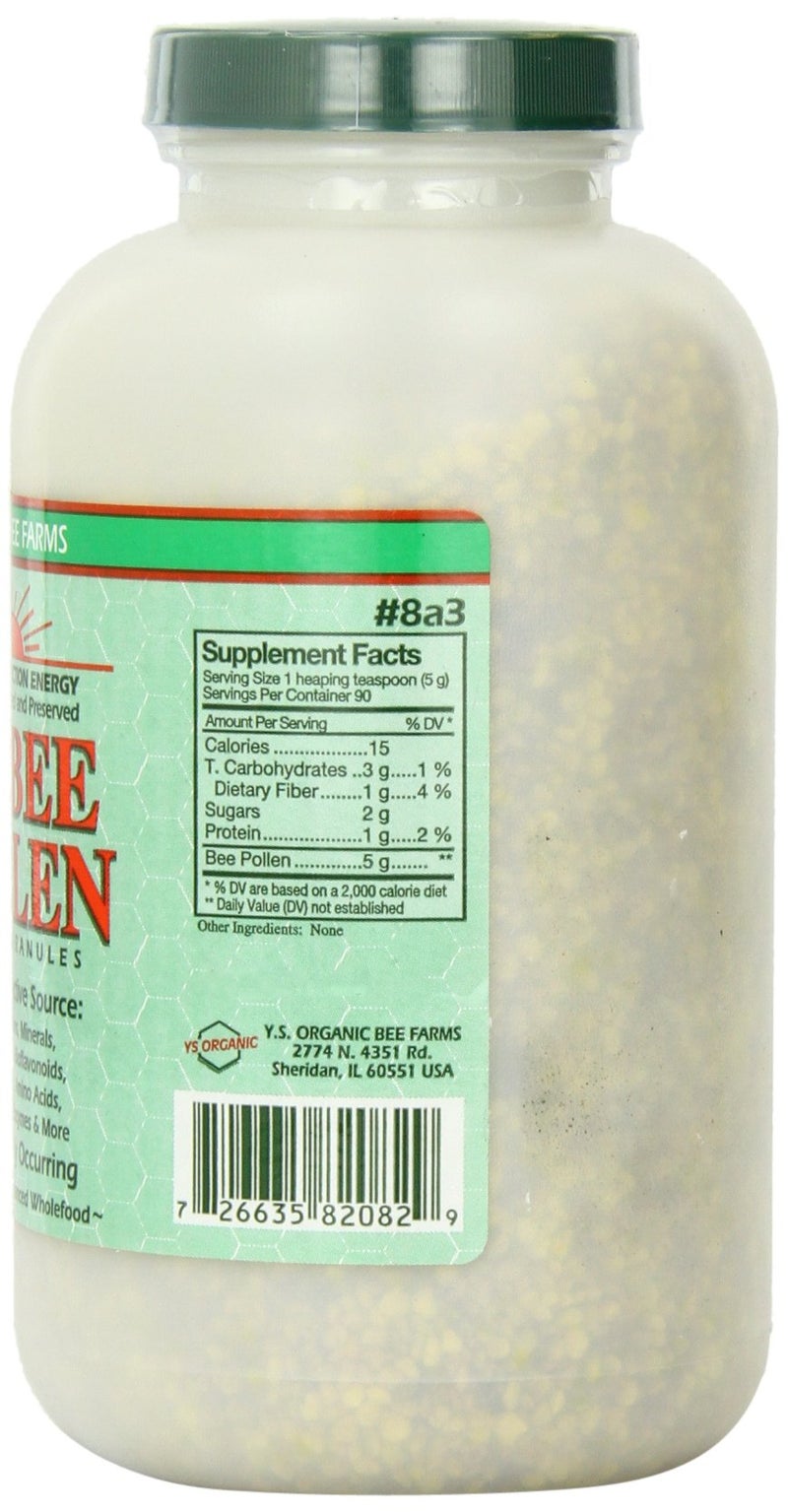 YS Eco Bee Farms حبوب لقاح النحل الطازجة - 16 أونصة - حبيبات - Image 2