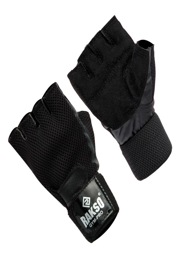 RAKSO Gym Gloves for Professional Weightlifting, Fitness Training and Workout - Image 1