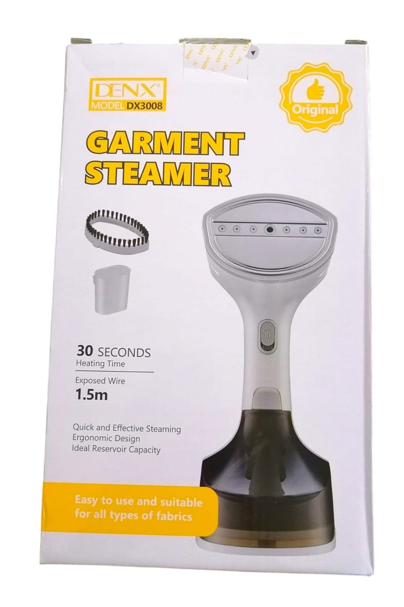 Denx Steam Iron Portable Handheld Steamer - 1800W Continuous Steam - 350ML Detachable Water Tank - 30s Fast Heat-up & Auto-Off - Image 3