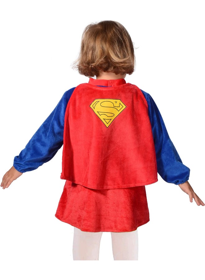 Ciao Supergirl Baby Costume 1- 2 years – Official DC Comics Dress & Cape | Infant Superhero Outfit for Girls | Cute Baby Cosplay & Halloween Costume | Supergirl Dress Up for Toddlers - Image 3