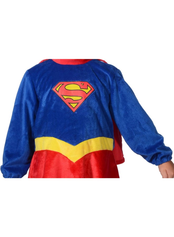 Ciao Supergirl Baby Costume 1- 2 years – Official DC Comics Dress & Cape | Infant Superhero Outfit for Girls | Cute Baby Cosplay & Halloween Costume | Supergirl Dress Up for Toddlers - Image 2