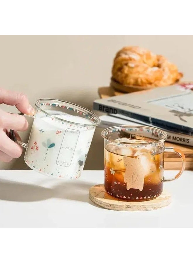 1 Piece Clear Glass Mug Christmas Gift Coffee Tea Cup 360ml - Image 3