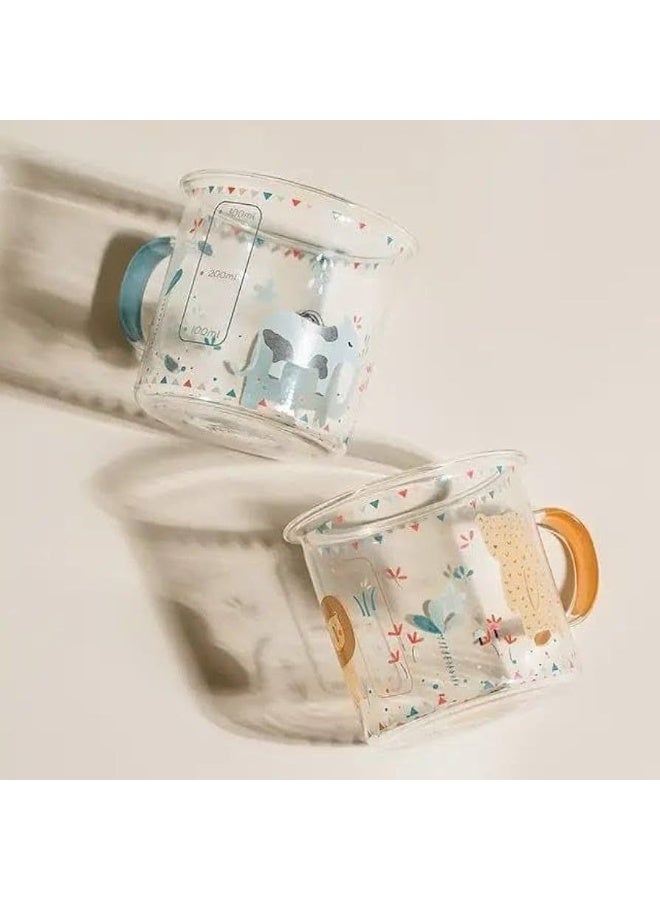 1 Piece Clear Glass Mug Christmas Gift Coffee Tea Cup 360ml - Image 2