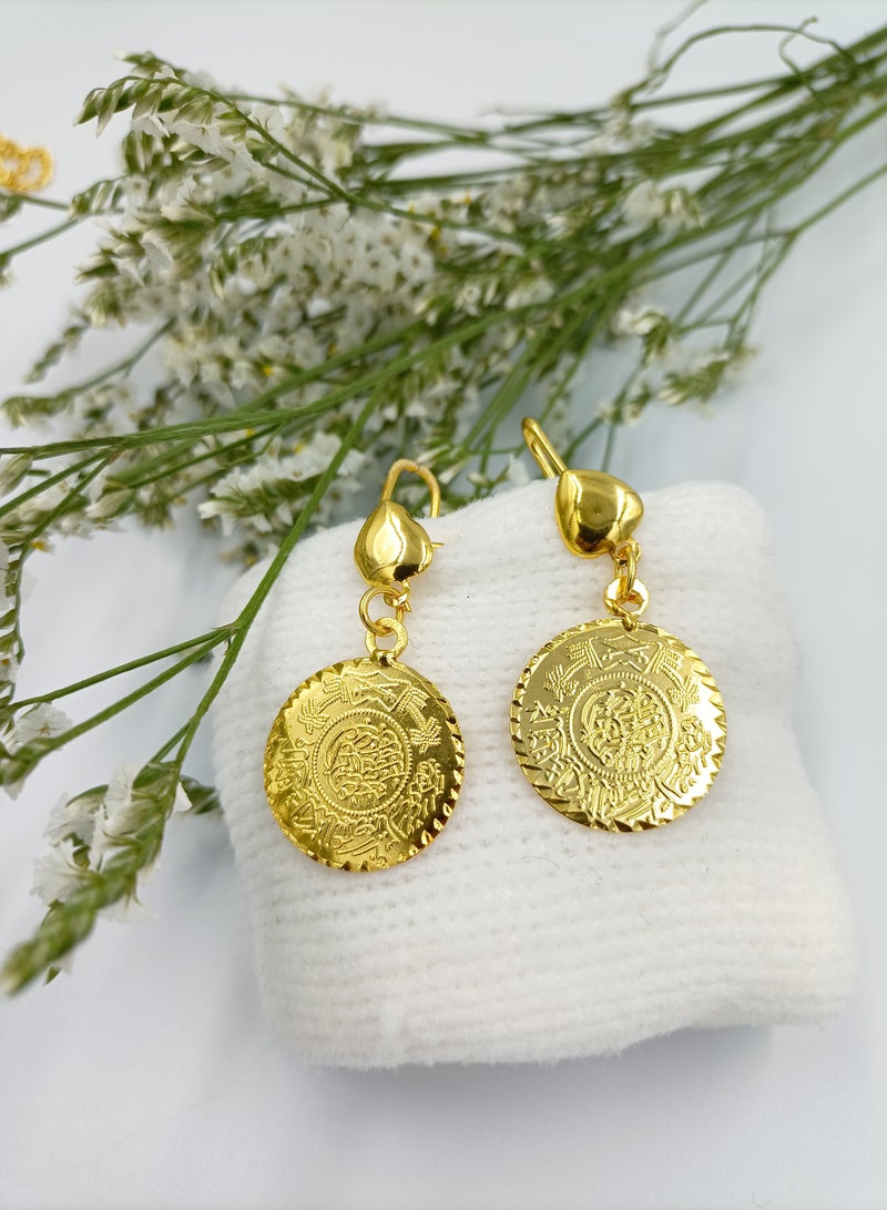 3-piece Fashion Jewellery Set Bohemia Gypsy Tibetan Vintage Coin Party Wear Necklace Earrings And Bracelet For Girls & Women - Image 2