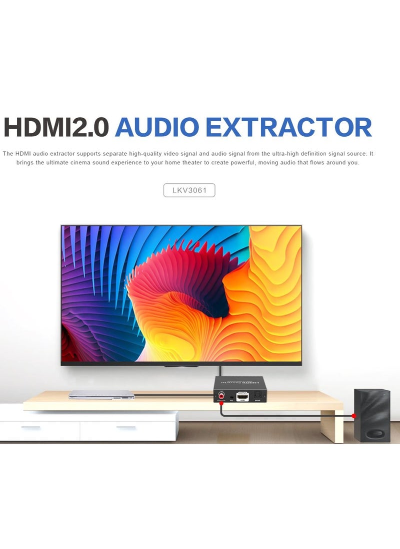 HDMI Audio Splitter with ARC and 4K