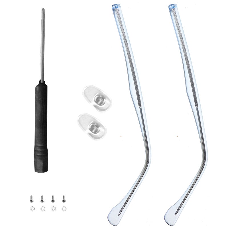 2 Pairs of Eyeglasses Replacement Temples Universal Glasses Replacement Legs Eyeglasses Arms - Image 4