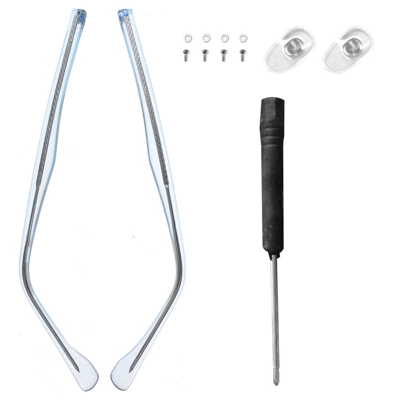 2 Pairs of Eyeglasses Replacement Temples Universal Glasses Replacement Legs Eyeglasses Arms - Image 5
