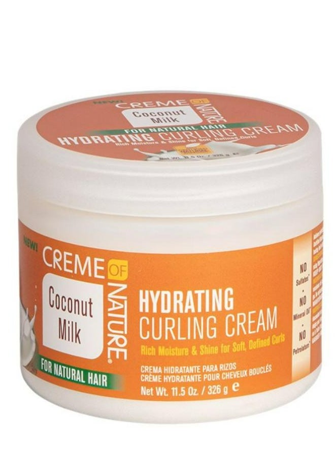 Creme of Nature Milk Hydrating Curling Cream, Coconut 326 g  - Image 1
