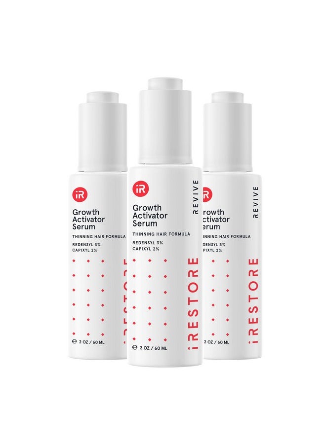 iRestore - Scalp Serum | Hair Growth Serum For Women Men | Best For Hair Loss Hair Thinning | Aids Regrowth With Redensyl Biotin | Hydrates Scalp For Visibly Thicker Stronger Hair (2 Fl Oz, Pack Of 3) - Image 1