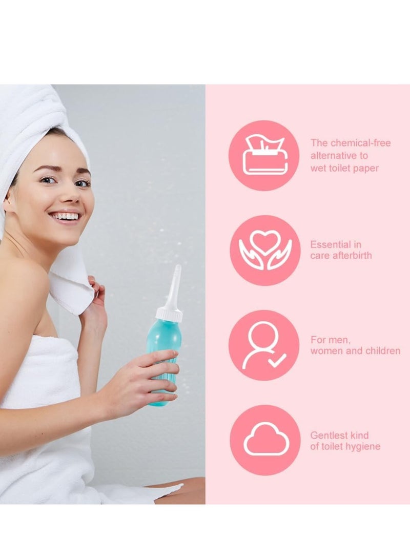 SYOSI Portable Bidet Sprayer, 17OZ (500ML) Large Capacity Handheld Personal Travel Bidet Kit with Travel Bag for Toilet Self Cleaning for Adult Women, Postpartum Care, Personal Hygiene, Trave - Image 2