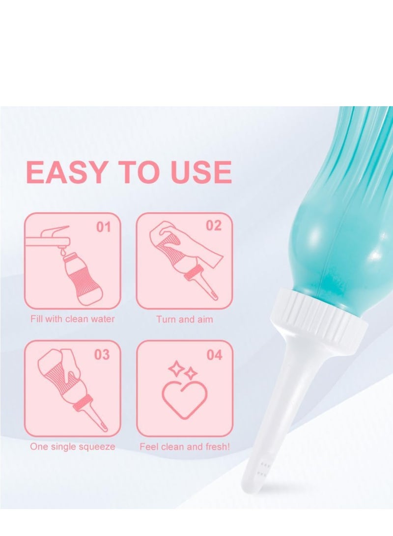 SYOSI Portable Bidet Sprayer, 17OZ (500ML) Large Capacity Handheld Personal Travel Bidet Kit with Travel Bag for Toilet Self Cleaning for Adult Women, Postpartum Care, Personal Hygiene, Trave - Image 5