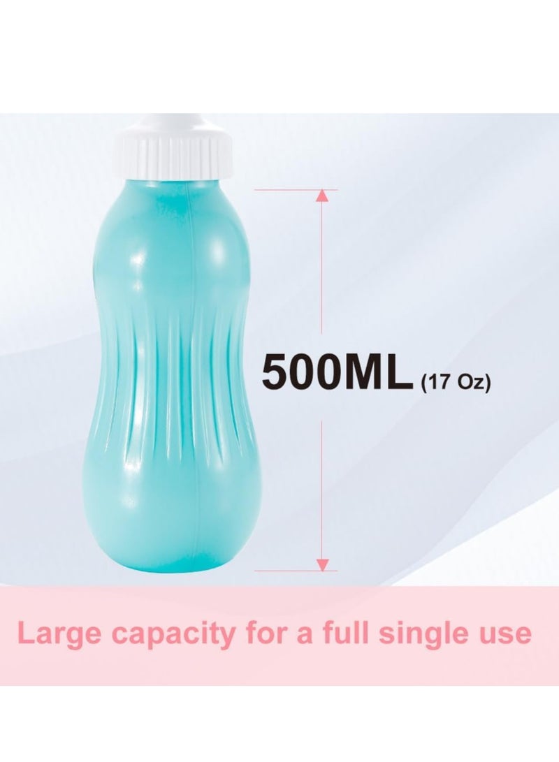 SYOSI Portable Bidet Sprayer, 17OZ (500ML) Large Capacity Handheld Personal Travel Bidet Kit with Travel Bag for Toilet Self Cleaning for Adult Women, Postpartum Care, Personal Hygiene, Trave - Image 3