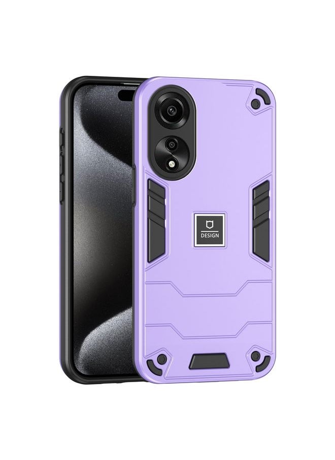 HuHa Case Cover For OPPO A78 4G 2 in 1 Shockproof Phone Case Purple 