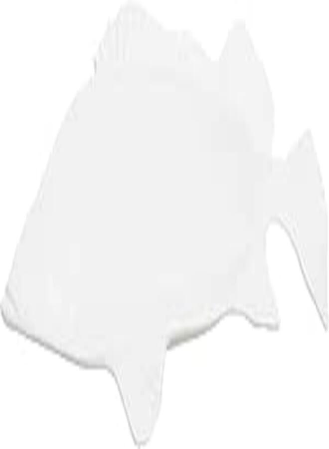 Rosa Porcelain Fish Serving Plate, 32 cm Diameter