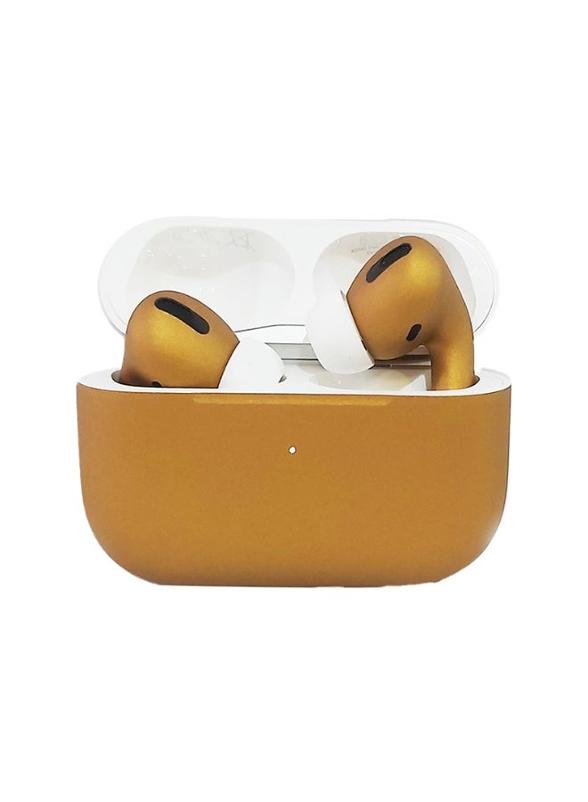 Craft Merlin Craft Customized Apple AirPods Pro 3 – Metallic Gold Hand-Painted Finish, Personalized Wireless Earbuds, Luxury Shine Gift (Metallic Gold) - Image 4